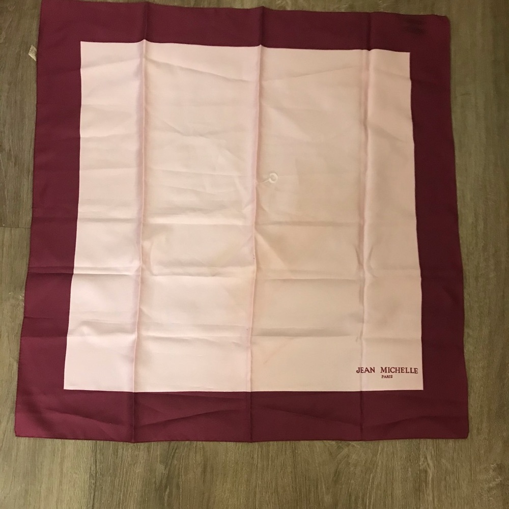 Signed VINTAGE Jean Michelle Italian Made Scarf